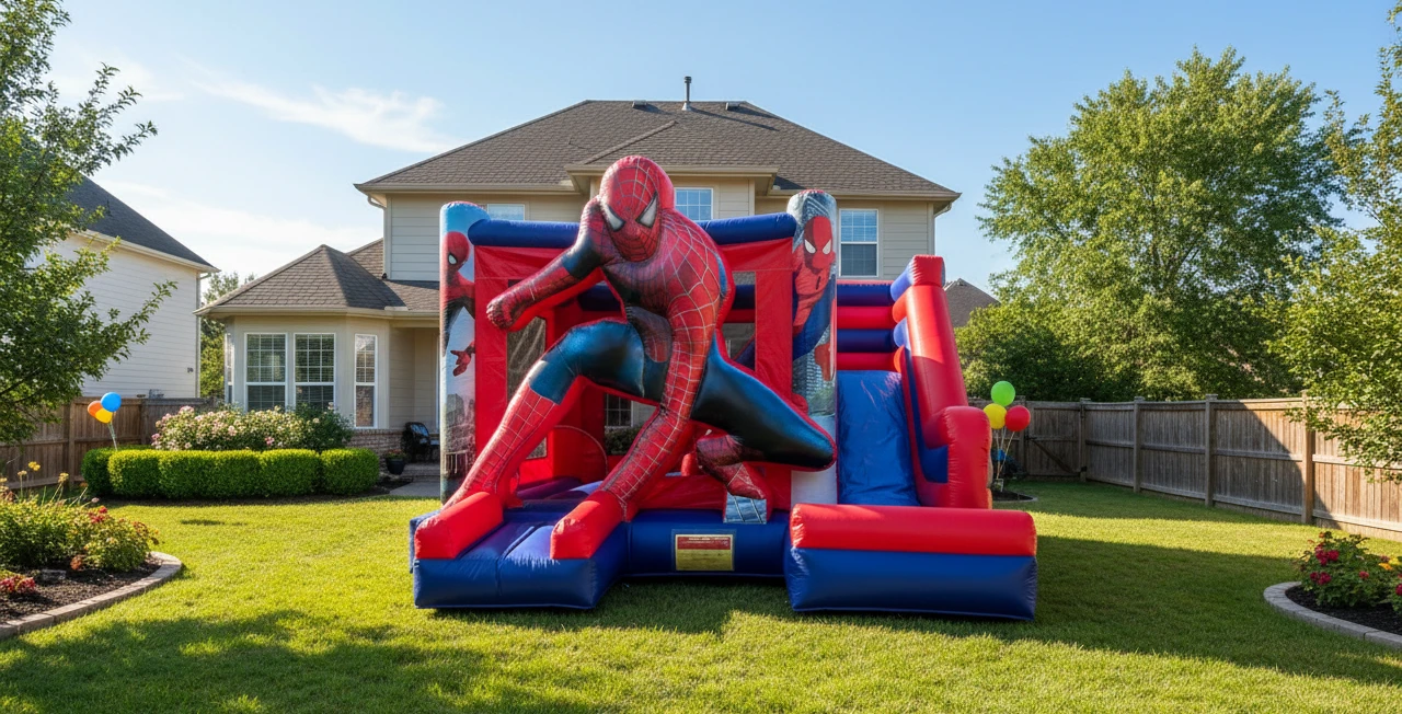 Skákací hrad Spiderman